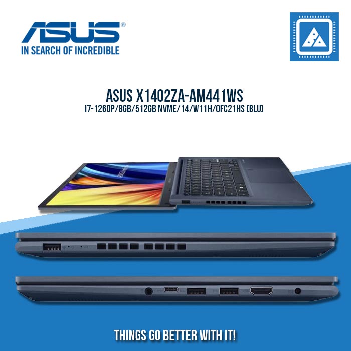 ASUS X1402ZA-AM441WS I7-1260P | Best for Students Laptop ASUS X1402ZA-AM441WS I7-1260P | Best for Students Laptop